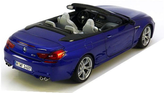 BMW特注 M6 F12 Convertible 2012 ブルーメタリック /Paragon Modelsディーラーバージョン 1/18 ダイキャストミニカー