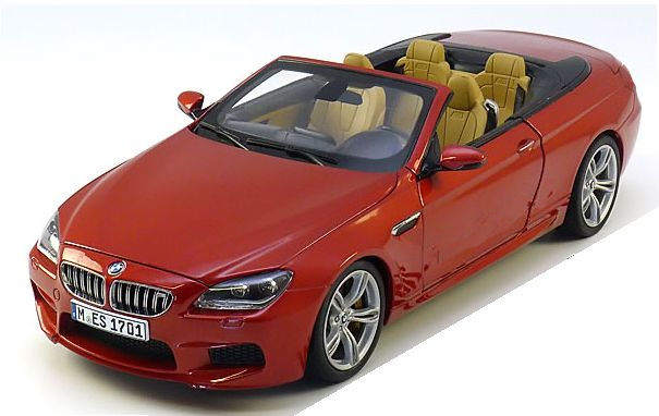 BMW特注 M6 F12 convertible 2012 オレンジメタリック /Paragon Modelsディーラーバージョン 1/18 ダイキャストミニカー