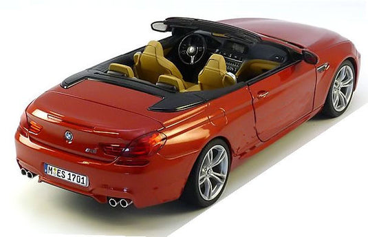 BMW特注 M6 F12 convertible 2012 オレンジメタリック /Paragon Modelsディーラーバージョン 1/18 ダイキャストミニカー