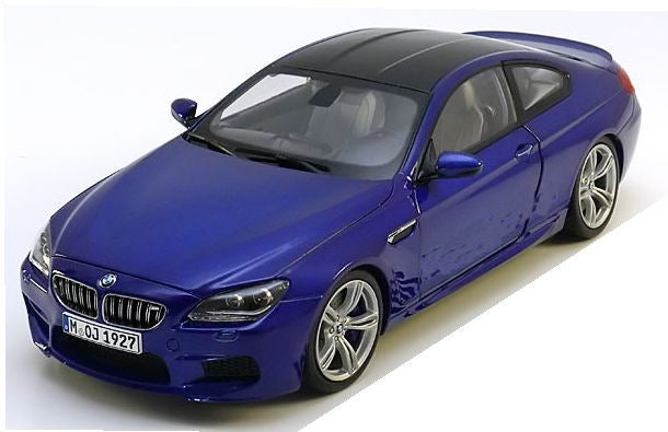 BMW特注 M6 F13 クーペ 2012 ブルーメタリック /Paragon Modelsディーラーバージョン 1/18 ダイキャストミニカー
