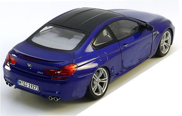ギャラリービューアに画像をロードする, BMW特注 M6 F13 クーペ 2012 ブルーメタリック /Paragon Modelsディーラーバージョン 1/18 ダイキャストミニカー
