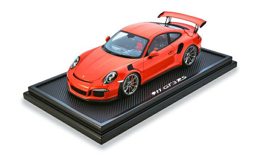【予約】Porscheポルシェ特注 911 (991) GT3 RS lava orange /Sparkスパーク 1/12  ミニカー
