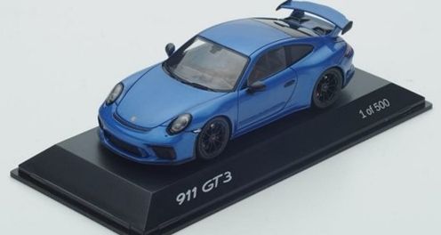 Porscheポルシェ特注 911 (991) GT3 サファイアブルーメタリック /Sparkスパーク 1/43  ミニカー