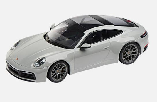 【予約】PORSCHEポルシェ特注911 Carrera 4S Coupe (992) chalk gray /Minichampsミニチャンプス 1/18 レジンミニカー