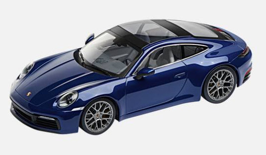 【予約】PORSCHEポルシェ特注911 Carrera 4S Coupe (992) blue /Minichampsミニチャンプス 1/18 レジンミニカー