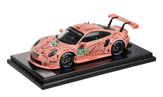 【予約】ポルシェ特注Porsche 911 RSR 2018 Pink Pig  /SPARK 1/12 ミニカー