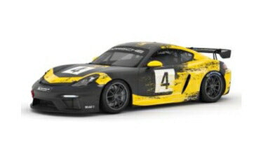 【予約】ポルシェ特注Porsche 718 Cayman GT4 Clubsport, yellow/black  /SPARK 1/18 ミニカー