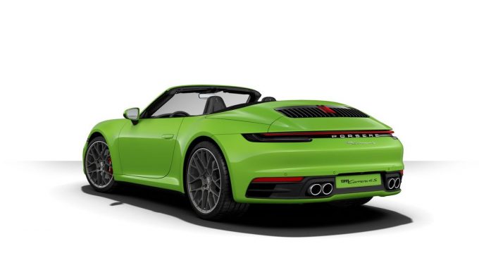 ギャラリービューアに画像をロードする, PORSCHEポルシェ特注 911 992 CARRERA 4S CABRIOLET 2019 /ミニチャンプス 1/18 ミニカー
