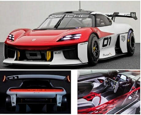 【予約】2022年発売予定ポルシェディーラー特注Porsche Mission R /Spark 1/12 ミニカー