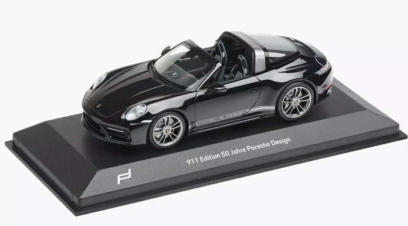 ギャラリービューアに画像をロードする, Porscheポルシェ特注 911 Targa 4 GTS Black - Edition 50 Years Design / 1/43 ミニカー
