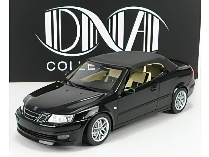 SAAB - 9-3 AERO CONVERTIBLE 2005 CABRIOLET - BLACK /DNA COLLECTIBLES 1/18 ミニカー