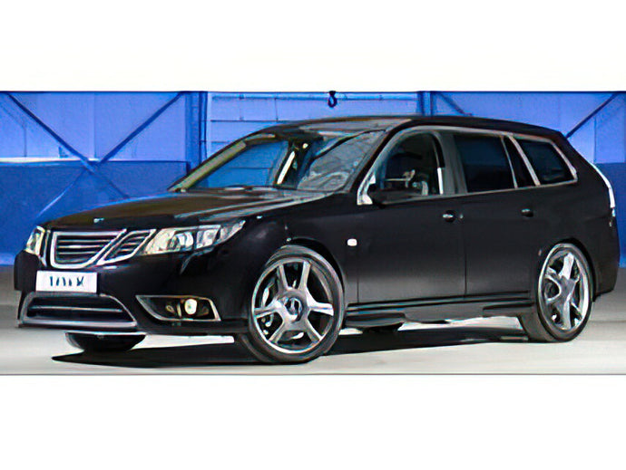 【予約】12月以降発売予定SAAB - 9-3 TURBO X SPORTCOMBI 2008 - BLACK /DNA COLLECTIBLES 1/18 ミニカー