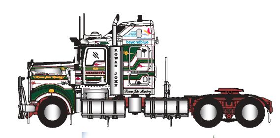 【予約】3-5月以降発売予定Kenworth T909 Prime Mover Membrey's トラック トラクタヘッド/DRAKE 1/50 模型