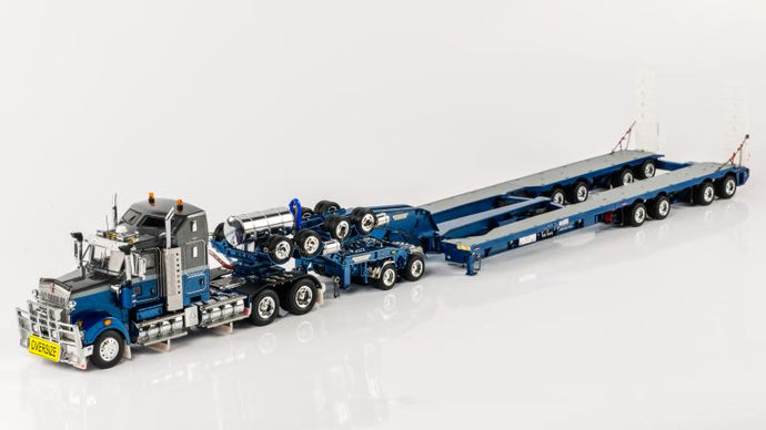 【予約】3-5月以降発売予定Kenworth T909 Prime Mover with Drake 2x8 Dolly and 4x8 Swinging trailer P&S HaulEm トラック トレーラー /DRAKE 1/50 模型