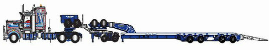 【予約】3-5月以降発売予定Kenworth T909 Prime Mover with Drake 2x8 Dolly and 4x8 Swinging trailer Lew Harris Heacy Haulage トラック トレーラー /DRAKE 1/50 模型