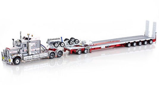 【予約】11-12月以降発売予定Betts Bower - Kenworth C509 with Drake 2x8 Dolly and 5x8 Swingwing Combination Trailer トラックトレーラー/DRAKE 建設機械模型 工事車両 1/50 ミニチュア