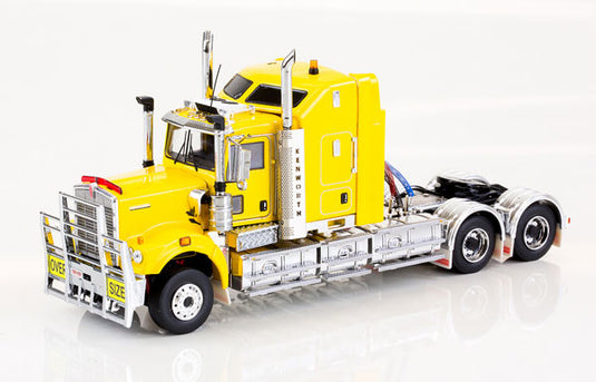 Kenworth C509 in Chrome Yellow トラックトラクタ キャブ/DRAKE 建設機械模型 工事車両 1/50 ミニチュア