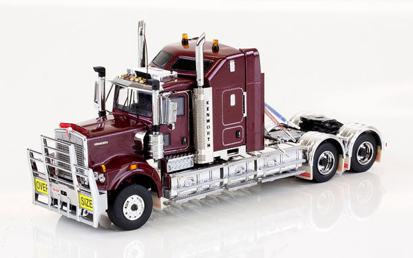 Kenworth C509 in Vintage Burgundy トラックトラクタ キャブ/DRAKE 建設機械模型 工事車両 1/50 ミニチュア