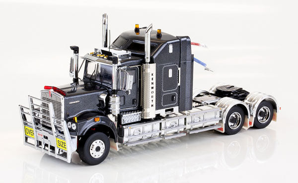 Kenworth C509 in Gunmetal Grey トラックトラクタ キャブ/DRAKE 建設機械模型 工事車両 1/50 ミニチュア