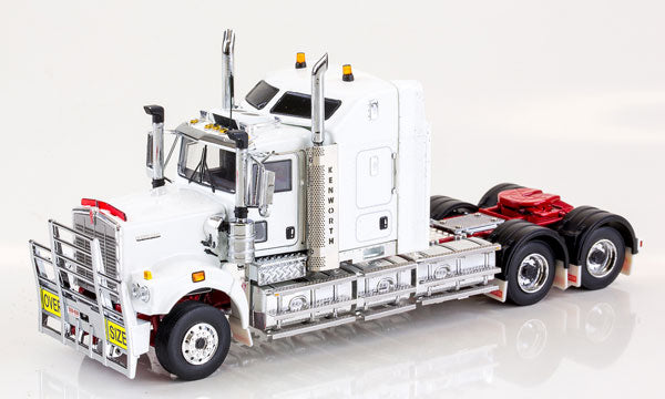 Kenworth C509 in White トラックトラクタ キャブ/DRAKE 建設機械模型 工事車両 1/50 ミニチュア