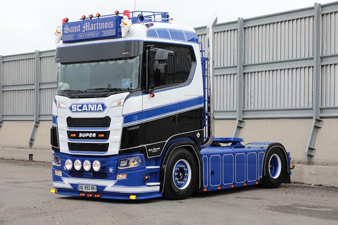 【予約】2024年発売予定SAINT-MARTINOIS; SCANIA S NORMAL CS20N 4X2 トラック トラクタ/DRAKE  1/50 建設機械模型 工事車両