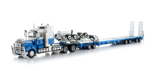 Kenworth T908 Prime Mover Drakeトレーラー 2x8 Dolly + 4x8 Swingwing /DRAKE 1/50 模型