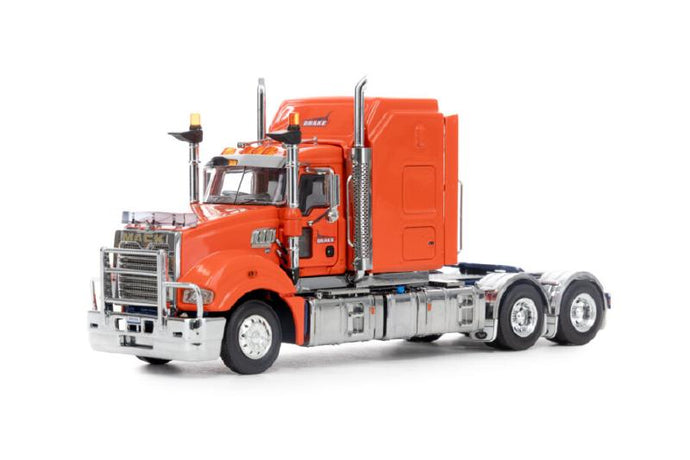 【予約】2024年発売予定DRAKE; MACK SUPERLINER LATE EDITION ORANGE/BLUE トラック トラクタ/DRAKE  1/50 建設機械模型 工事車両