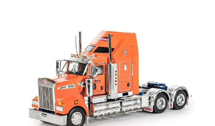 Kenworth T909 orange Z01560 / Drake トラック トラクタ 1/50 模型 建設機械