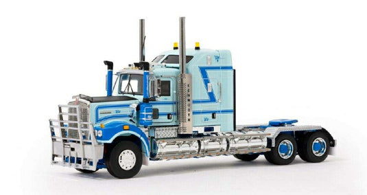 Light Blue Kenworth C509 Sleeper Z01576 / Drake トラック トラクタ 1/50 模型 建設機械