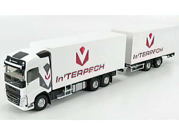 VOLVO - FH4 500 TRUCK INTERPECH TRANSPORTS 2016 - WHITE RED トラック/Eligor 建設機械模型 工事車両 1/43 ミニカー