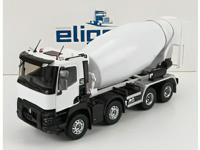 RENAULT - C430 TRUCK TANKER CEMENT MIX BETONIERA 2021 - WHITE トラック ミキサー/ELIGOR 1/43 トラック　