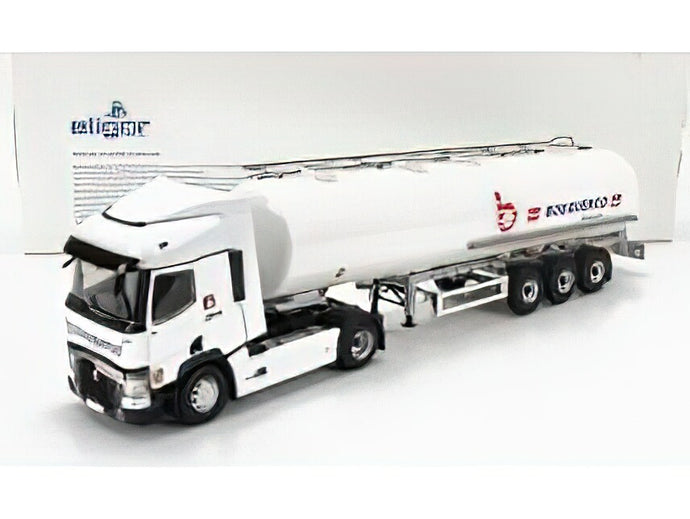 RENAULT - T460 TANKER TRUCK BOUQUEROD TRANSPORTS 2021 - WHITE / Eligor 1/43 建設機械模型ミニチュア