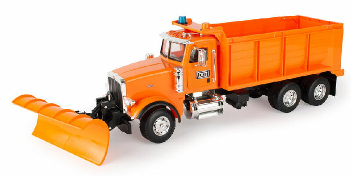 Peterbilt Model 367 Truck with Snow Plow - Big Farm Series - Made of Durable Plastic /ERTL  1/16 ミニチュア トラクター トラック 農業機械 建設機械