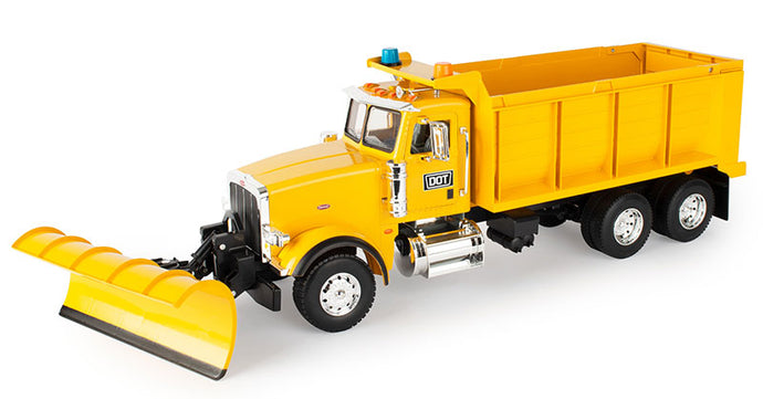 Peterbilt 367 Snowplow - LP75755 - Big Farm Series - Made of Durable Plastic /ERTL  1/16 ミニチュア トラクター トラック 農業機械 建設機械