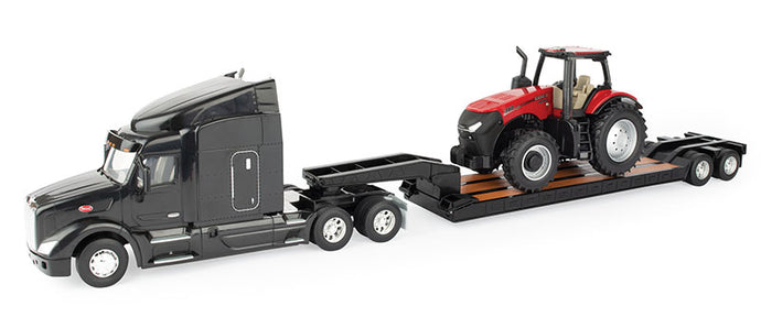 Peterbilt 579 with Lowboy Trailer and Case IH AFS Connect Magnum 380 Tractor /ERTL  1/32 ミニチュア トラクター トラック 建設機械模型