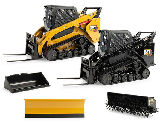 Caterpillar 272D2 Tracked Skid Steer Loader - Two-Piece SET /ERTL  1/16 ミニチュア トラクター トラック 建設機械模型