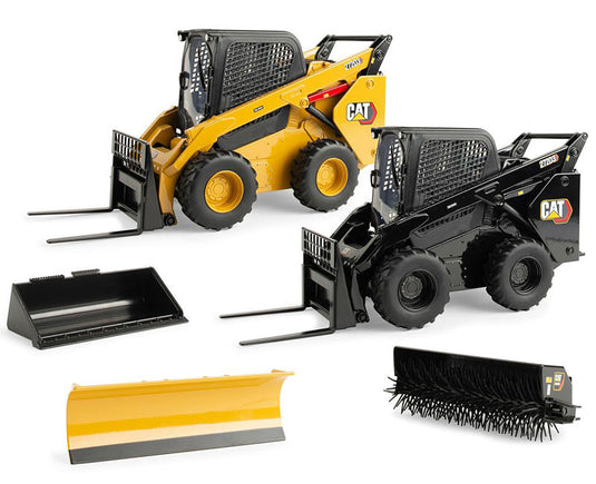 Caterpillar 272D3 Wheeled Skid Steer Loader - Two-Piece SET /ERTL  1/16 ミニチュア トラクター トラック 建設機械模型