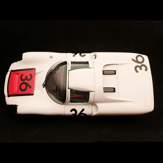 Porscheポルシェ 910 n° 36 12h Sebring 1967 1/18 Exoto MTB00066Bミニカー