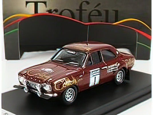 FORD ENGLAND - ESCORT MKI (night version) N 1 WINNER RALLY RAC LOMBARD 1974 T.MAKINEN - H.LIDDON - BROWN /Trofeu 1/43 ミニカー