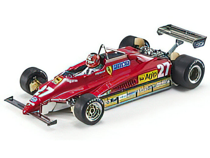 【予約】2024年発売予定FERRARIフェラーリ F1 126 C2 N 27 BELGIAN GPドライバー付き 1982 GILLES VILLENEUVEヴィルヌーヴ  /GP Replicas 1/18 ミニカー