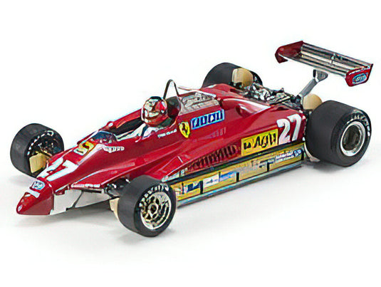 【予約】2023年発売予定FERRARI F1 126 C2 N 27 2nd SAN MARINO GP 1982 GILLES VILLENEUVE フィギュア付き /GP Replicas 1/18ミニカー