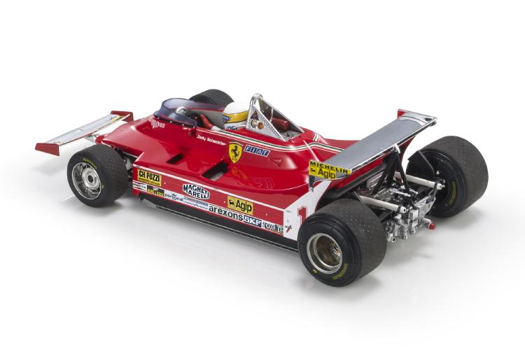 ギャラリービューアに画像をロードする, 【予約】12月以降発売予定Ferrari 312 T5 1980 Scheckter 1980 #1 モナコGP フィギュア付き /GP Replicas   1/18 ミニカー
