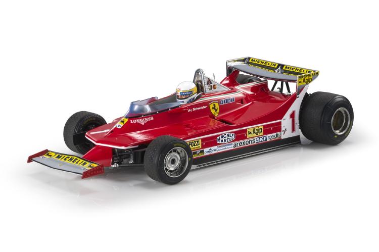 ギャラリービューアに画像をロードする, 【予約】12月以降発売予定Ferrari 312 T5 1980 Scheckter 1980 #1 モナコGP フィギュア付き /GP Replicas   1/18 ミニカー
