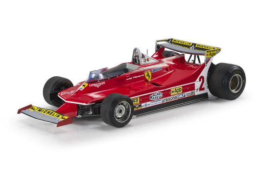 【予約】12月以降発売予定Ferrari 312 T5 1980 Villeneuve 1980 #2 モナコGP /GP Replicas   1/18 ミニカー
