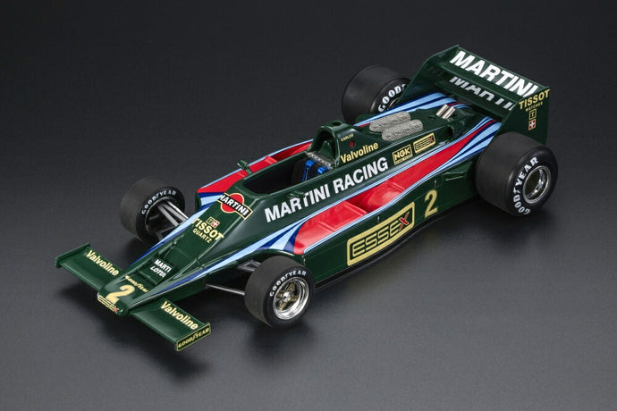 【予約】2025年発売予定LOTUS TYPE 80 MARTINI RACING N 2 (WITH FRONT WINGS) SEASON 1979 CARLOS REUTEMANN - GREEN RED /GP Replicas 1/18 ミニカー