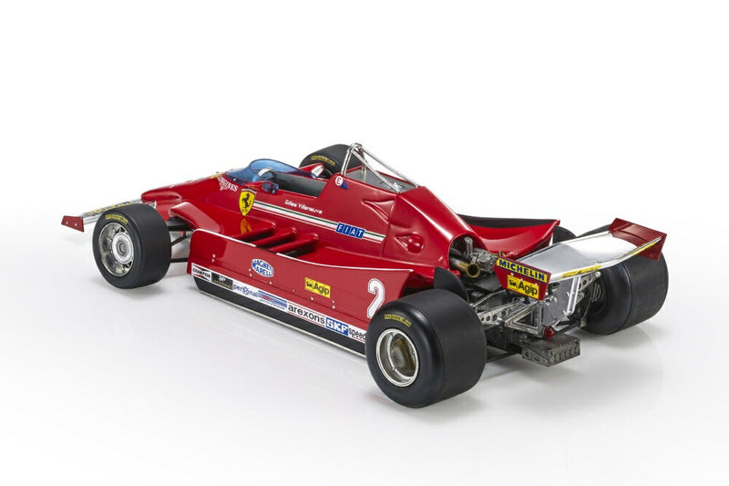 ギャラリービューアに画像をロードする, 【予約】12月以降発売予定FERRARIフェラーリ F1 126C N 2 SEASON 1980 GILLES VILLENEUVE  RED /GP Replicas 1/18 ミニカー
