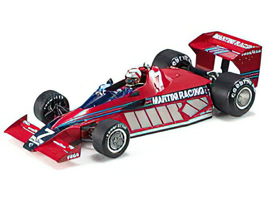 【予約】2023年発売予定BRABHAM F1 BT46 ALFA ROMEO PROTOTYPE MARTINI RACING N 7 TEST VERSION  1977 JOHN WATSON CON VETRINA  RED フィギュア付き/GP Replicas 1/18ミニカー