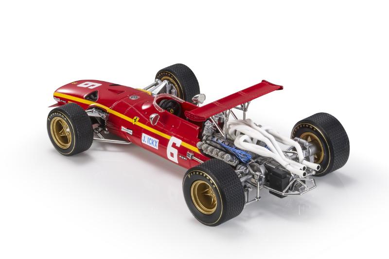 ギャラリービューアに画像をロードする, 【予約】2022年発売予定Ferrari 312 Ickx 1968 #6 /GP Replicas 1/18 ミニカー
