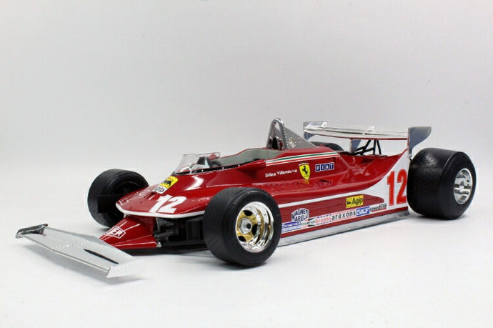 【予約】2019年5月以降発売予定312 T4 Gilles Villeneuve Short Tail /GPレプリカ 1/12  レジンミニカー