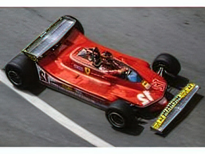 【予約】12月以降発売予定FERRARIフェラーリ - F1 312T4 N 12 MONACO GP フィギュア付き 1979 GILLES VILLENEUVE - RED /GP Replicas 1/12 ミニカー